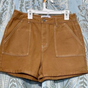 RSQ Women’s Brown/Orange Shorts Size 29 High Rise Cargo Vintage